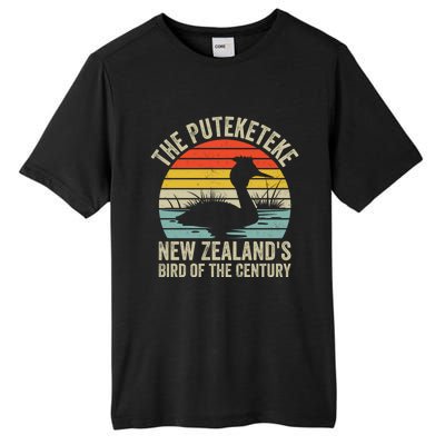 The Puteketeke New ZealandS Bird Of The Century Tall Fusion ChromaSoft Performance T-Shirt