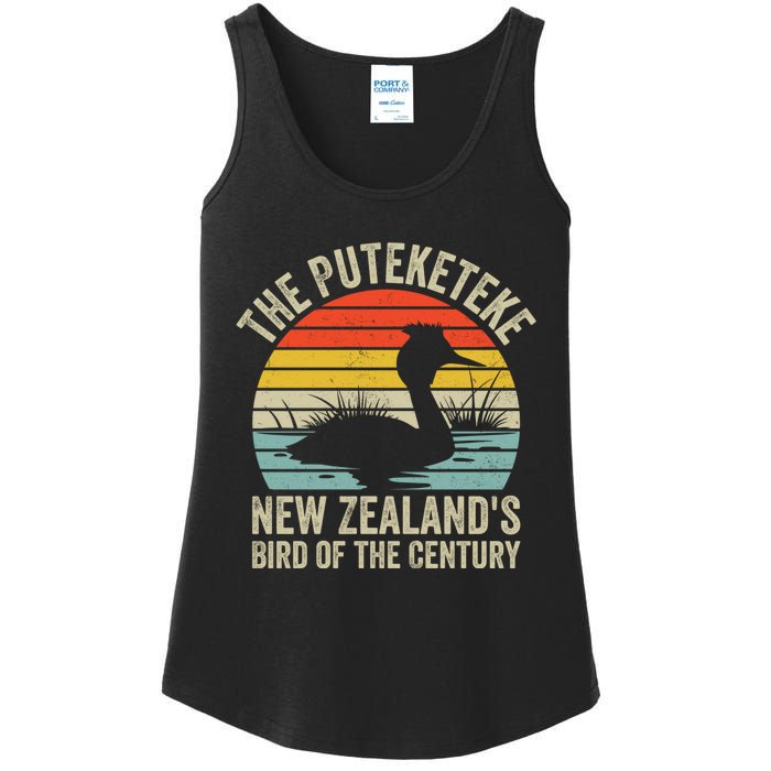 The Puteketeke New ZealandS Bird Of The Century Ladies Essential Tank