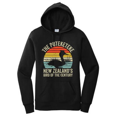 The Puteketeke New ZealandS Bird Of The Century Women's Pullover Hoodie