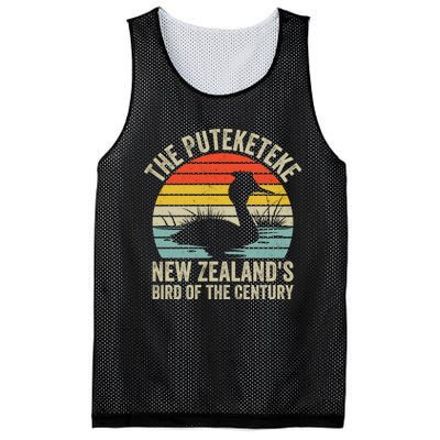 The Puteketeke New ZealandS Bird Of The Century Mesh Reversible Basketball Jersey Tank