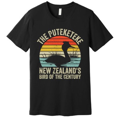 The Puteketeke New ZealandS Bird Of The Century Premium T-Shirt