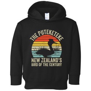 The Puteketeke New ZealandS Bird Of The Century Toddler Hoodie