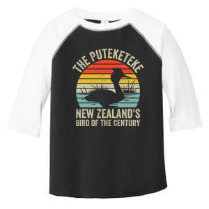 The Puteketeke New ZealandS Bird Of The Century Toddler Fine Jersey T-Shirt