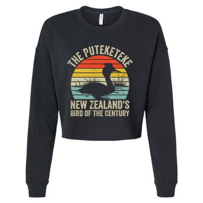 The Puteketeke New ZealandS Bird Of The Century Cropped Pullover Crew