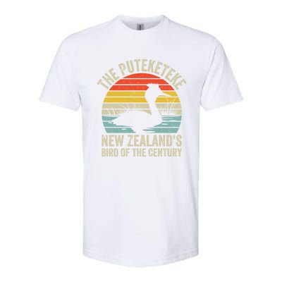 The Puteketeke New ZealandS Bird Of The Century Softstyle CVC T-Shirt