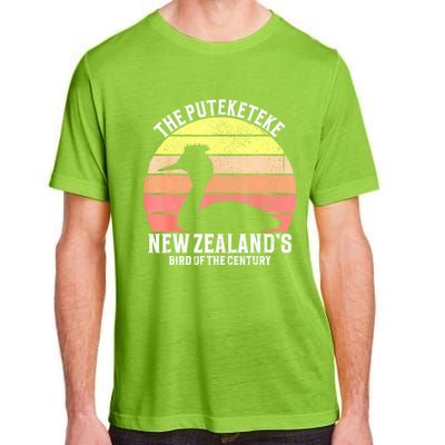 The Puteketeke New ZealandS Bird Of The Century Adult ChromaSoft Performance T-Shirt