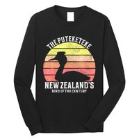 The Puteketeke New ZealandS Bird Of The Century Long Sleeve Shirt