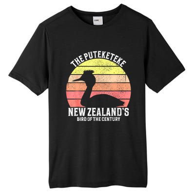 The Puteketeke New ZealandS Bird Of The Century Tall Fusion ChromaSoft Performance T-Shirt