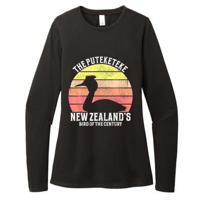 The Puteketeke New ZealandS Bird Of The Century Womens CVC Long Sleeve Shirt