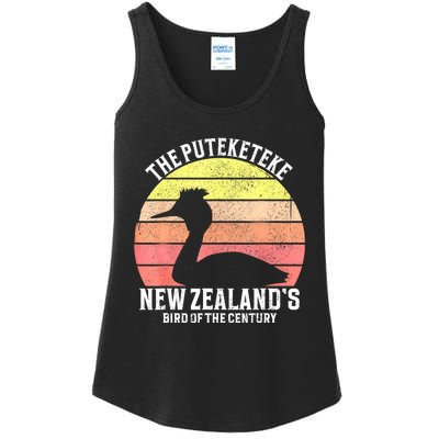 The Puteketeke New ZealandS Bird Of The Century Ladies Essential Tank