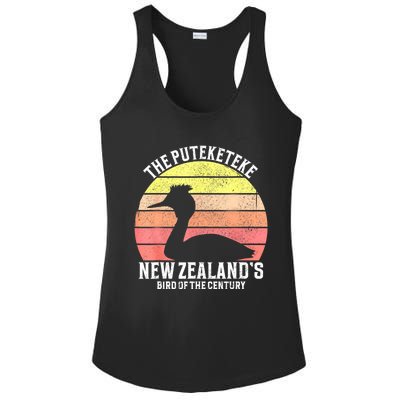 The Puteketeke New ZealandS Bird Of The Century Ladies PosiCharge Competitor Racerback Tank