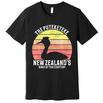 The Puteketeke New ZealandS Bird Of The Century Premium T-Shirt