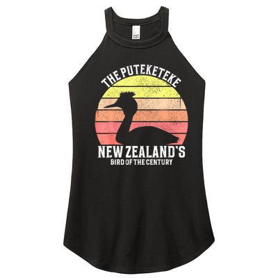 The Puteketeke New ZealandS Bird Of The Century Women's Perfect Tri Rocker Tank