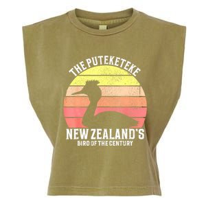 The Puteketeke New ZealandS Bird Of The Century Garment-Dyed Women's Muscle Tee