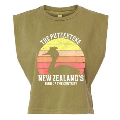 The Puteketeke New ZealandS Bird Of The Century Garment-Dyed Women's Muscle Tee