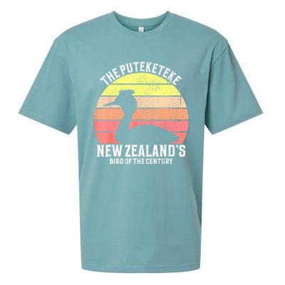 The Puteketeke New ZealandS Bird Of The Century Sueded Cloud Jersey T-Shirt