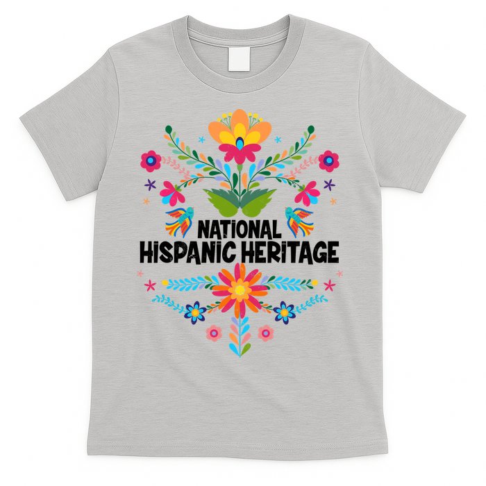 Traditional Pattern National Hispanic Heritage Month T-Shirt