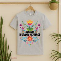 Traditional Pattern National Hispanic Heritage Month T-Shirt