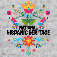 Traditional Pattern National Hispanic Heritage Month T-Shirt