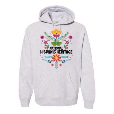 Traditional Pattern National Hispanic Heritage Month Premium Hoodie