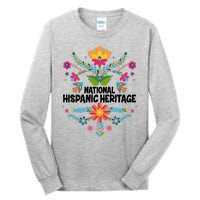 Traditional Pattern National Hispanic Heritage Month Tall Long Sleeve T-Shirt