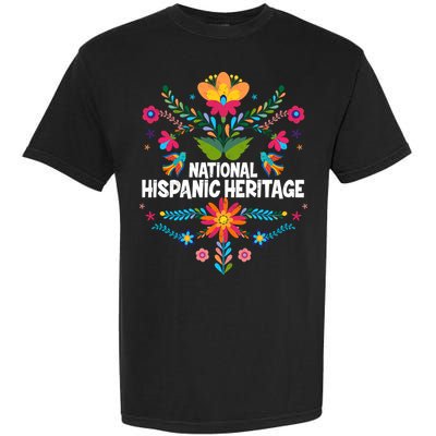 Traditional Pattern National Hispanic Heritage Month Garment-Dyed Heavyweight T-Shirt