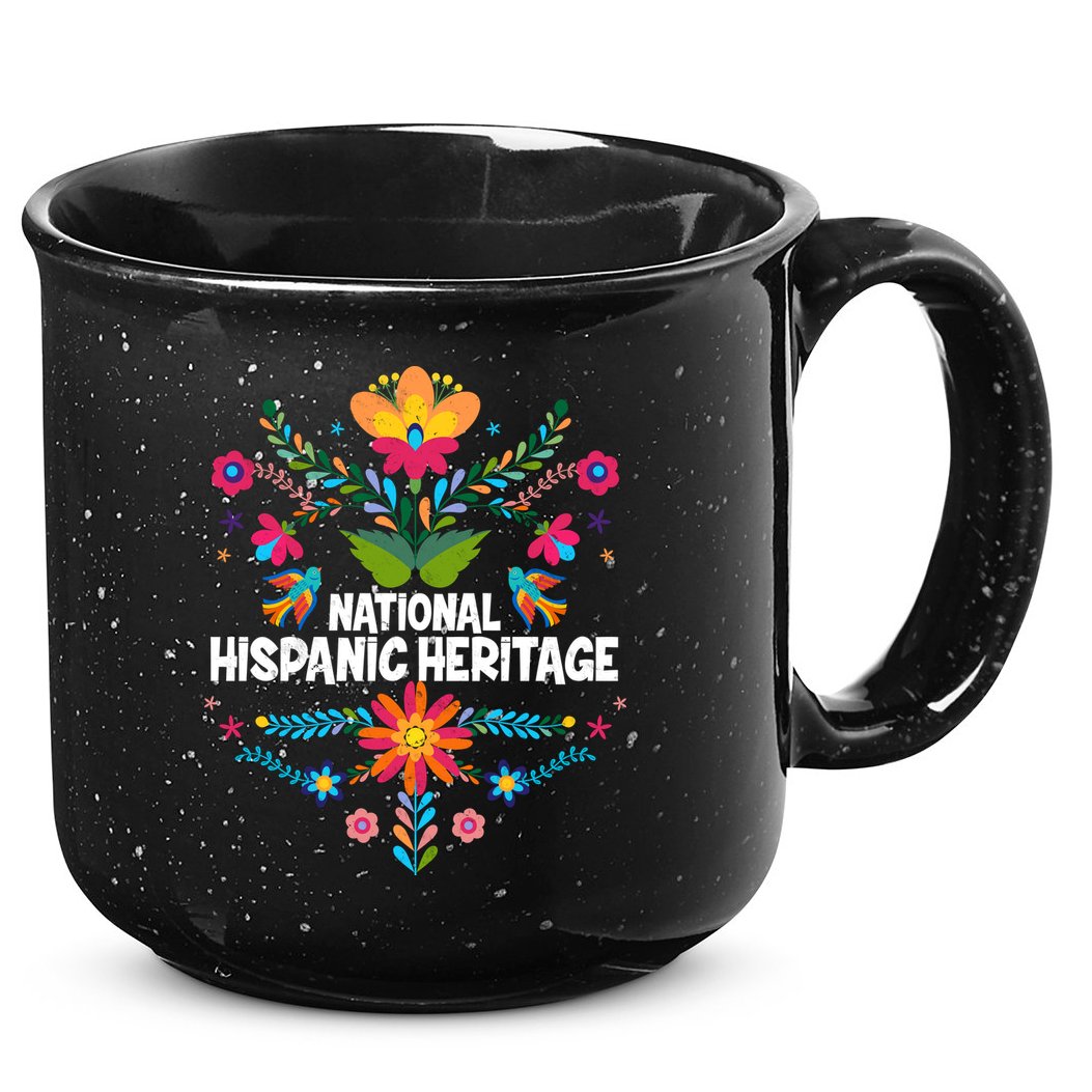 Traditional Pattern National Hispanic Heritage Month 15oz Campfire Ceramic Mug