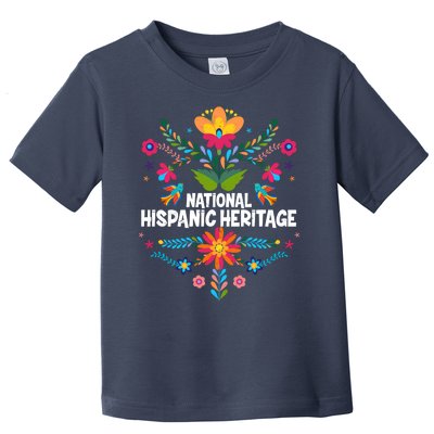 Traditional Pattern National Hispanic Heritage Month Toddler T-Shirt