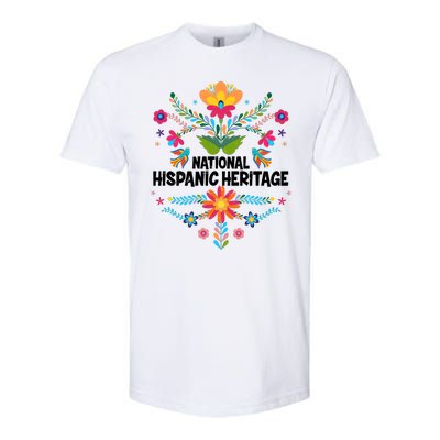 Traditional Pattern National Hispanic Heritage Month Softstyle® CVC T-Shirt