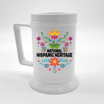 Traditional Pattern National Hispanic Heritage Month Beer Stein