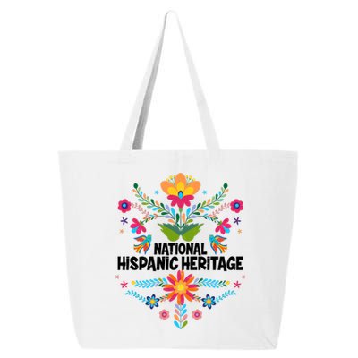 Traditional Pattern National Hispanic Heritage Month 25L Jumbo Tote