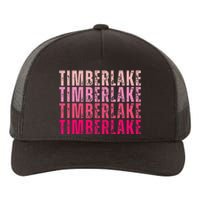 Timberlake Personalized Name I Love Timberlake Yupoong Adult 5-Panel Trucker Hat