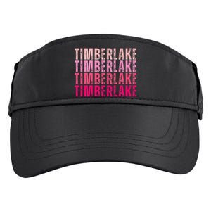 Timberlake Personalized Name I Love Timberlake Adult Drive Performance Visor