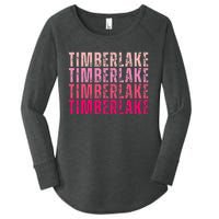 Timberlake Personalized Name I Love Timberlake Women's Perfect Tri Tunic Long Sleeve Shirt