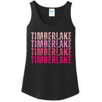 Timberlake Personalized Name I Love Timberlake Ladies Essential Tank