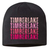 Timberlake Personalized Name I Love Timberlake Sustainable Beanie