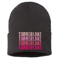 Timberlake Personalized Name I Love Timberlake Sustainable Knit Beanie