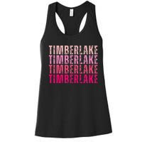 Timberlake Personalized Name I Love Timberlake Women's Racerback Tank