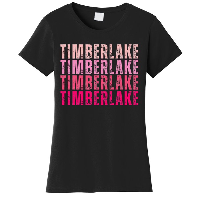 Timberlake Personalized Name I Love Timberlake Women's T-Shirt