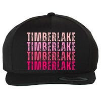 Timberlake Personalized Name I Love Timberlake Wool Snapback Cap