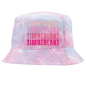 Timberlake Personalized Name I Love Timberlake Tie-Dyed Bucket Hat