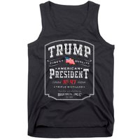 Trump President N 47 Vintage Whiskey Usa Tank Top