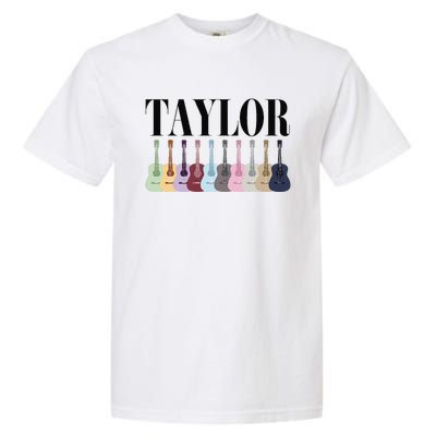 Taylor Personalized Name I Love Taylorgroovy 70S Garment-Dyed Heavyweight T-Shirt