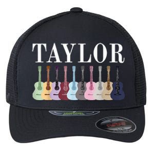 Taylor Personalized Name I Love Taylor Flexfit Unipanel Trucker Cap