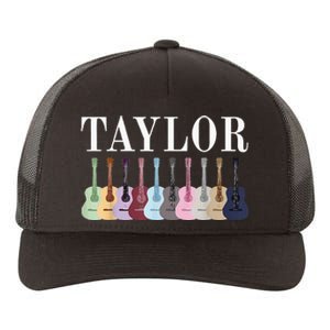 Taylor Personalized Name I Love Taylor Yupoong Adult 5-Panel Trucker Hat