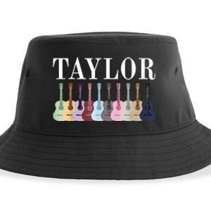 Taylor Personalized Name I Love Taylor Sustainable Bucket Hat