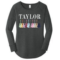 Taylor Personalized Name I Love Taylor Women's Perfect Tri Tunic Long Sleeve Shirt