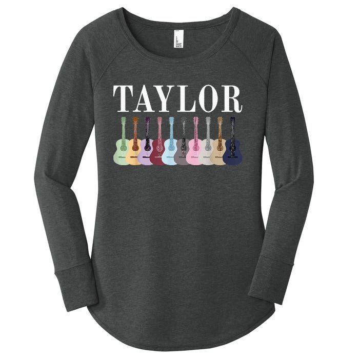 Taylor Personalized Name I Love Taylor Women's Perfect Tri Tunic Long Sleeve Shirt