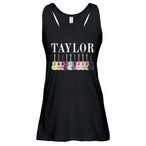 Taylor Personalized Name I Love Taylor Ladies Essential Flowy Tank