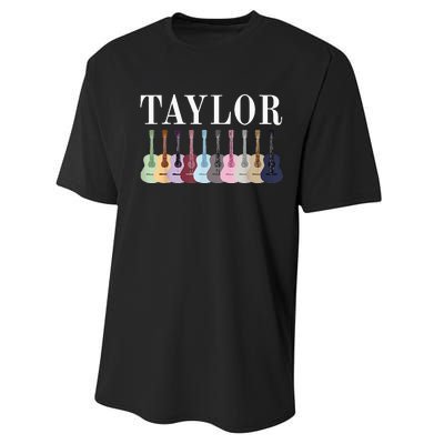 Taylor Personalized Name I Love Taylor Performance Sprint T-Shirt